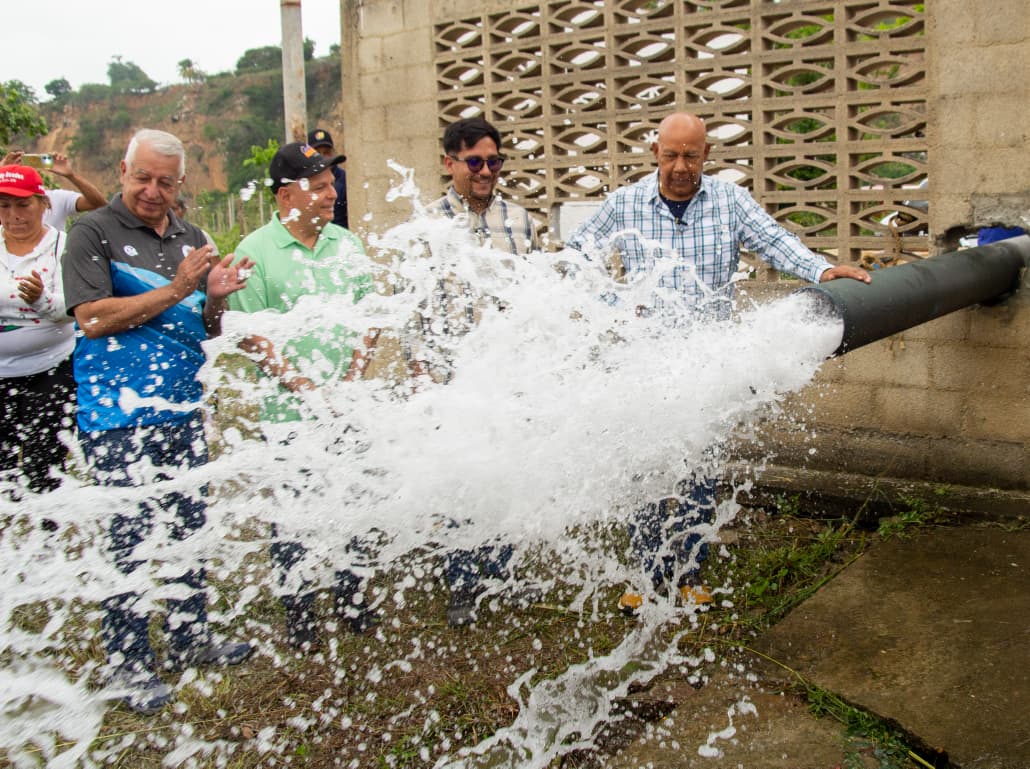 Impulso al agua en Palavecino